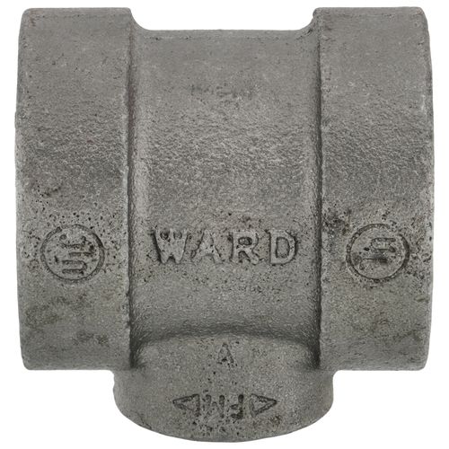 Main product image of 1-1/2" x 1-1/2" x 3/4" Black Cast Iron Steam Tee, Class 125