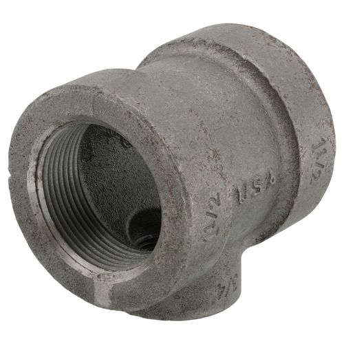 Main product image of 1-1/2" x 1-1/2" x 3/4" Black Cast Iron Steam Tee, Class 125