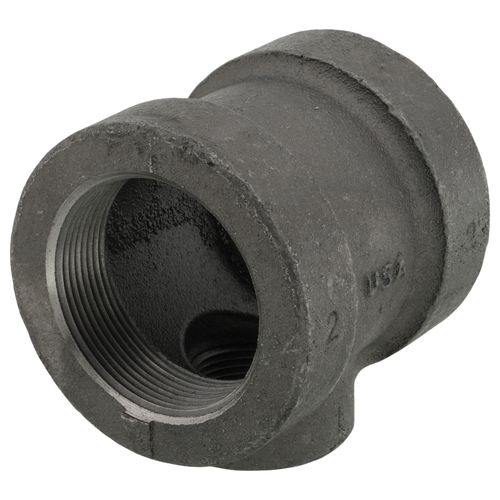Main product image of 2" x 2" x 1" Black Cast Iron Steam Tee, Class 125