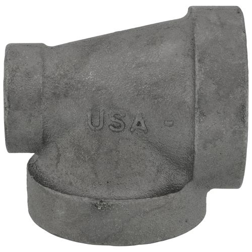 Main product image of 2" x 3/4" x 2" Black Cast Iron Steam Tee, Class 125