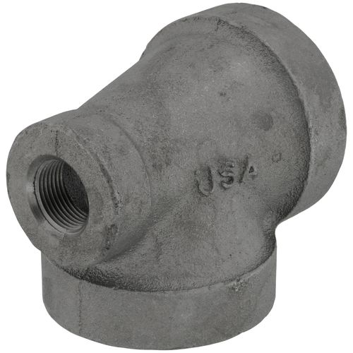 Main product image of 2" x 3/4" x 2" Black Cast Iron Steam Tee, Class 125