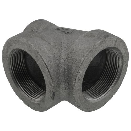 Main product image of 2" x 3/4" x 2" Black Cast Iron Steam Tee, Class 125