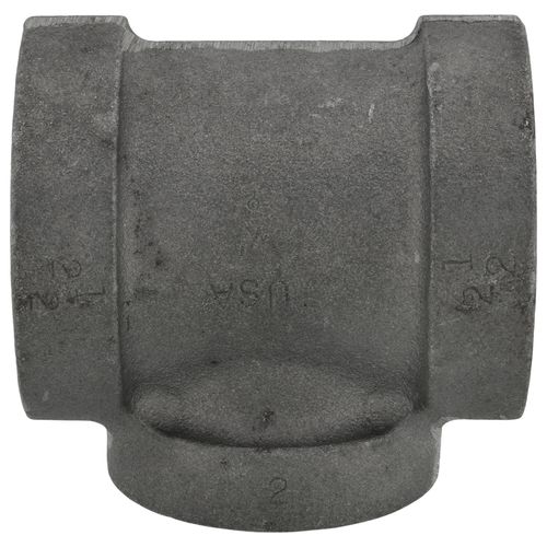 Main product image of 2-1/2" x 2-1/2" x 2" Black Cast Iron Steam Tee, Class 125