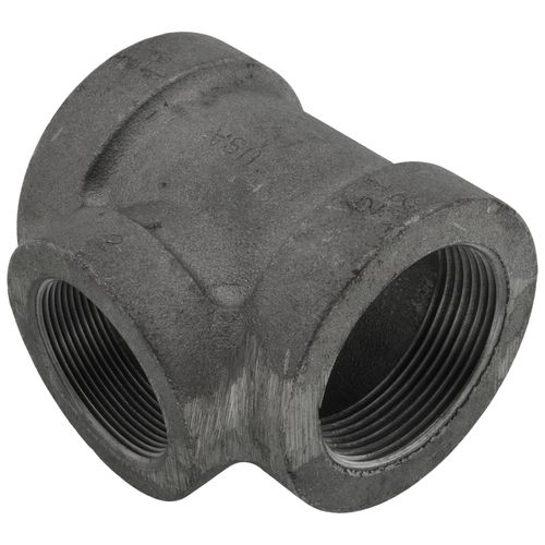 Main product image of 2-1/2" x 2-1/2" x 2" Black Cast Iron Steam Tee, Class 125