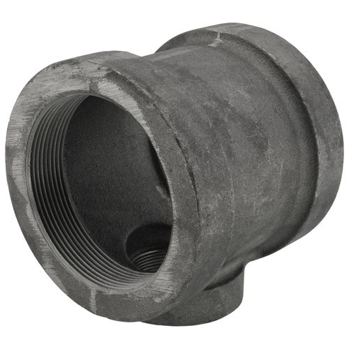 Main product image of 4" x 4" x 2" Black Cast Iron Steam Tee, Class 125