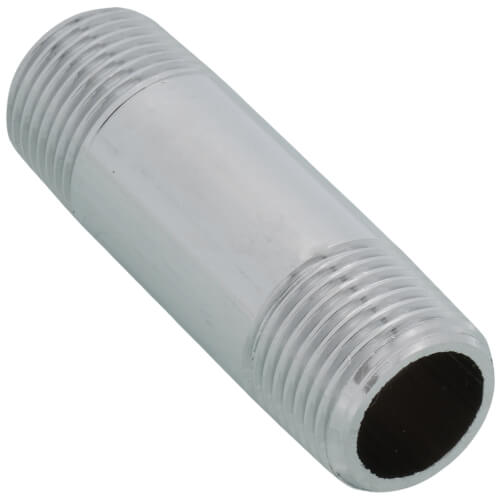 Main product image of 3/8" x 2" Chrome Brass Nipple (Lead Free)