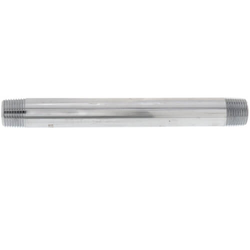 3/8" x 5-1/2" Chrome Brass Nipple (Lead Free)