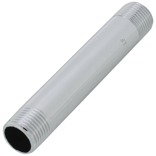 Main product image of 1/2" x 4-1/2" Chrome Brass Nipple (Lead Free)