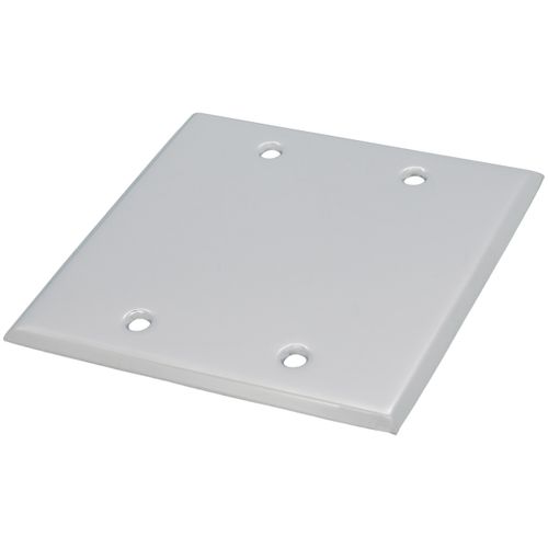 Main product image of EL139 Chrome Plated Plate 2 Gang 4 1/2 SQ Blank, 0305186PK