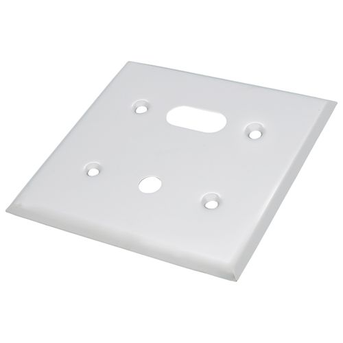Main product image of EL201 Chrome Plated Plate 2 Gang 4-1/2 SQ L/LOGO, 0305217