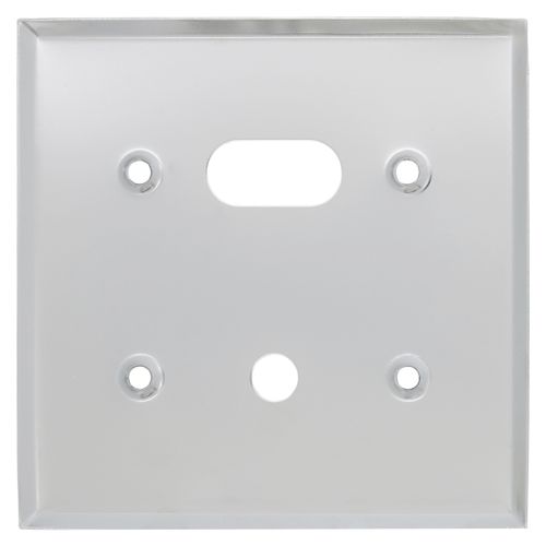 Main product image of EL201 Chrome Plated Plate 2 Gang 4-1/2 SQ L/LOGO, 0305217