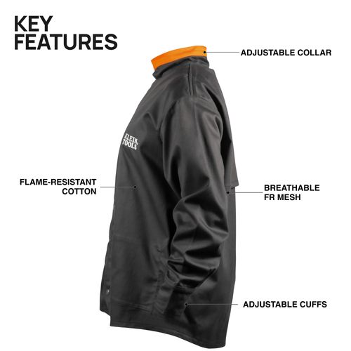 Main product image of Flame-Resistant Welding Jacket - XL (Black)