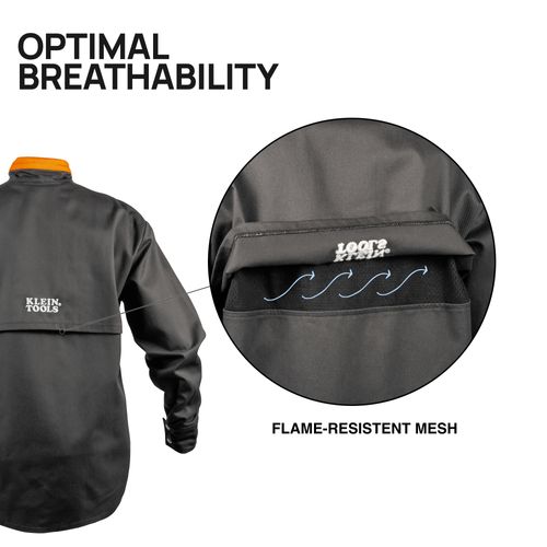 Main product image of Flame-Resistant Welding Jacket - XL (Black)