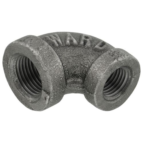 Main product image of 3/8" x 1/4" Black 90° Elbow, Class 150