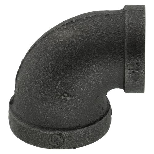 Main product image of 1/2" x 3/8" Black 90° Elbow, Class 150