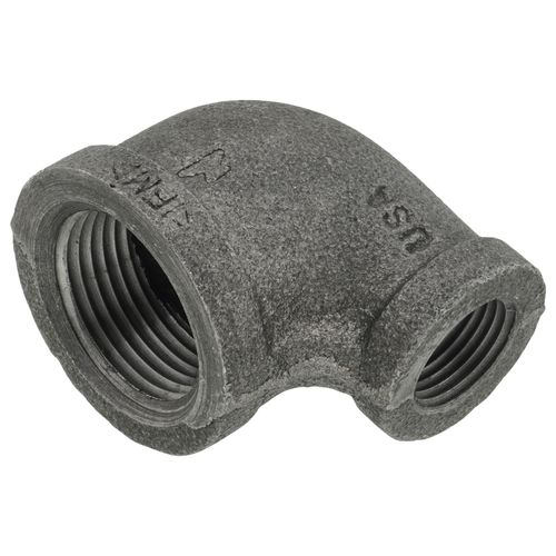 Main product image of 3/4" x 3/8" Black 90° Elbow, Class 150