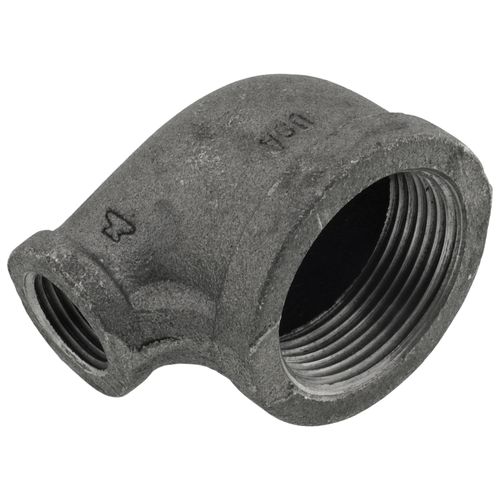 Main product image of 1-1/4" x 1/2" Black 90° Elbow, Class 150