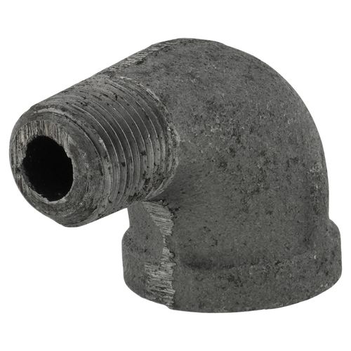 Main product image of 1/2" x 3/8" Black 90° Street Ell, Class 150