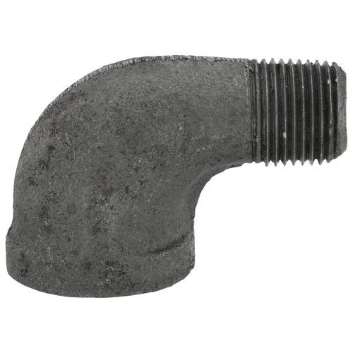Main product image of 1/2" x 3/8" Black 90° Street Ell, Class 150