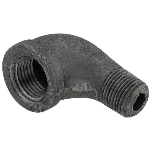 Main product image of 1/2" x 3/8" Black 90° Street Ell, Class 150