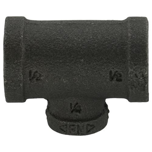 Main product image of 1/2" X 1/2" X 1/4" Black Tee, Class 150