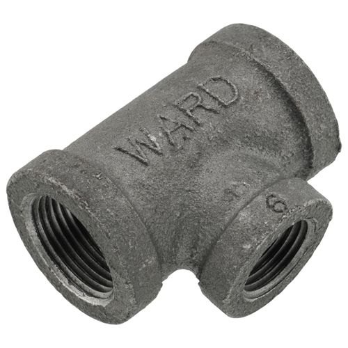 Main product image of 3/4" x 3/4" x 1/2" Black Tee, Class 150