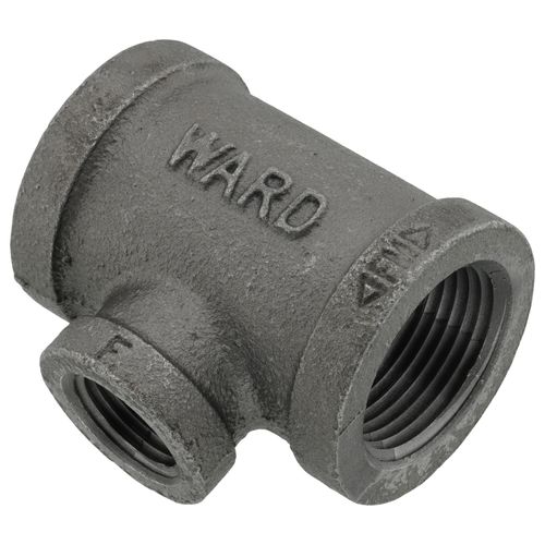 Main product image of 1" x 1" x 1/2" Black Tee, Class 150