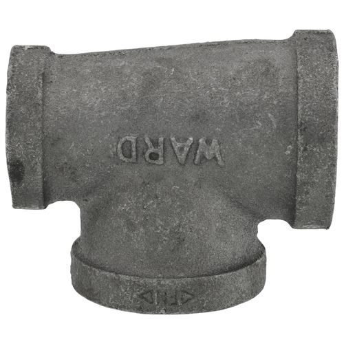 Main product image of 1" x 3/4" x 1" Black Tee, Class 150