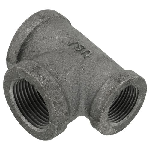 Main product image of 1" x 3/4" x 1" Black Tee, Class 150
