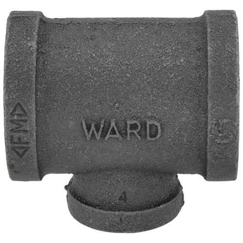 Main product image of 1-1/4" x 1-1/4" x 3/4" Black Tee, Class 150