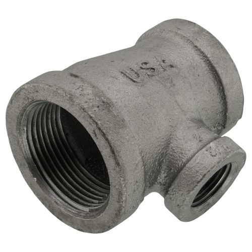 Main product image of 1-1/4" x 1" x 1/2" Black Tee, Class 150
