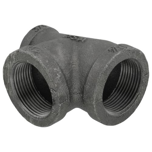 Main product image of 1-1/4" x 3/4" x 1-1/4" Black Tee, Class 150