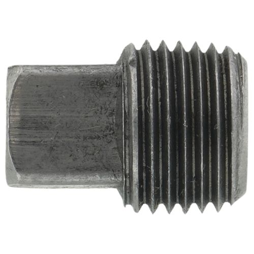Main product image of 1/8" Black Steel Square Head Solid Pipe Plug, Class 150