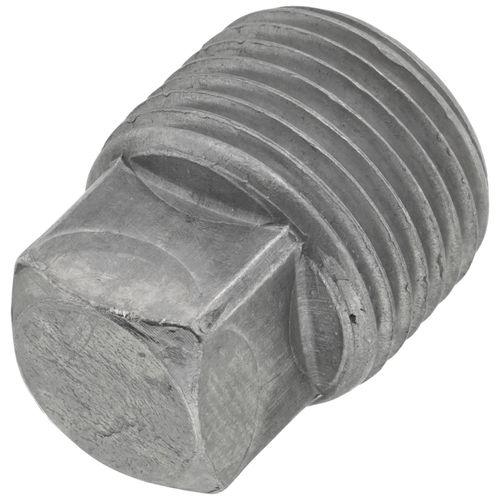 Main product image of 3/8" Black Steel Square Head Solid Pipe Plug, Class 150