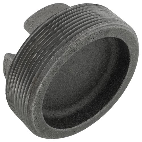 Main product image of 4" Black Regular Cored Plug (Bar Head), Class 150