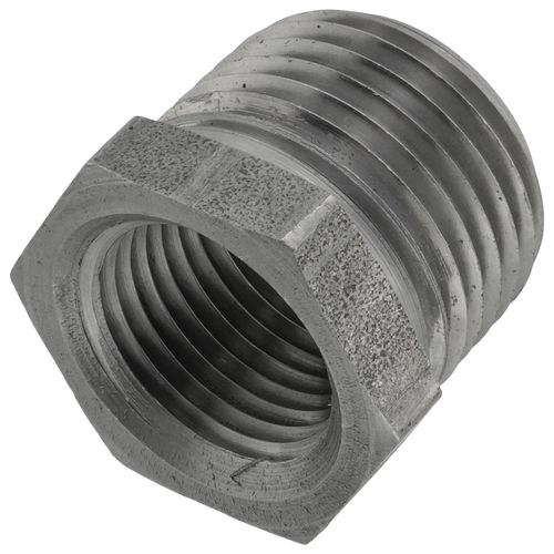 Main product image of 1/2" x 3/8" Black Steel Hexagon Bushing, Class 150