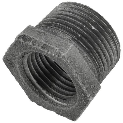 Main product image of 3/4" x 1/2" Black Hexagon Bushing, Class 150