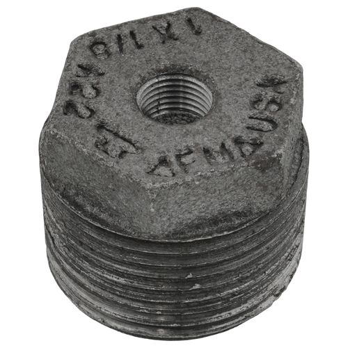 Main product image of 1" x 1/8" Black Hexagon Bushing, Class 150
