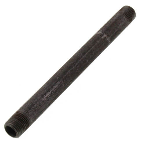 Main product image of 1/8" x 4-1/2" Schedule 40 Black Nipple