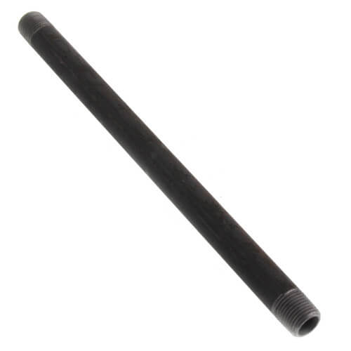 1/8" x 6" Black Nipple
