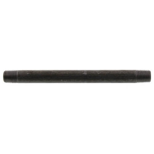 1/4" x 6" Black Nipple