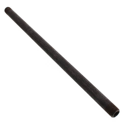 Main product image of 1/4" x 11" Schedule 40 Black Nipple