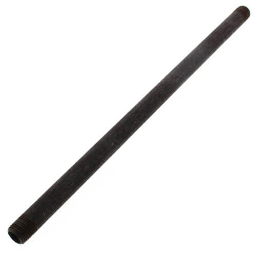 Main product image of 1/4" x 11-1/2" Schedule 40 Black Nipple
