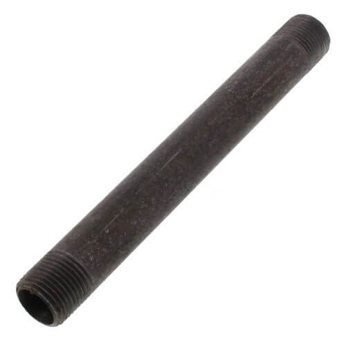 Main product image of 3/8" x 5-1/2" Schedule 40 Black Nipple