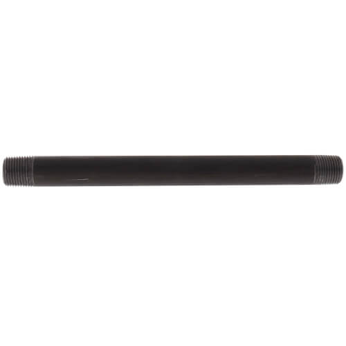Main product image of 3/8" x 7-1/2" Schedule 40 Black Nipple