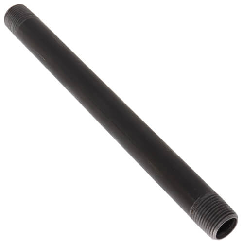 Main product image of 3/8" x 7-1/2" Schedule 40 Black Nipple