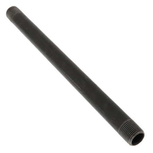 Main product image of 3/8" x 9" Schedule 40 Black Nipple