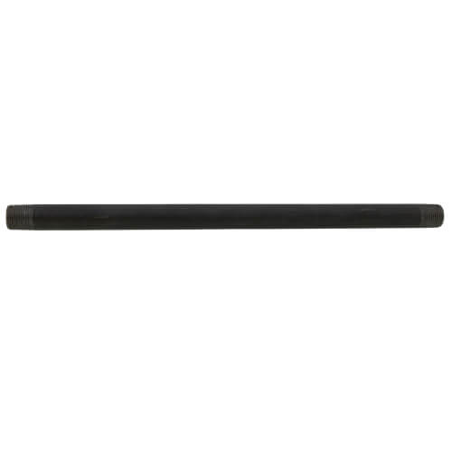 3/8" x 11-1/2" Black Nipple