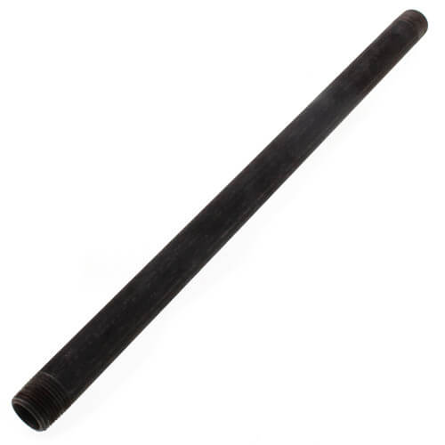 Main product image of 3/8" x 12" Schedule 40 Black Nipple