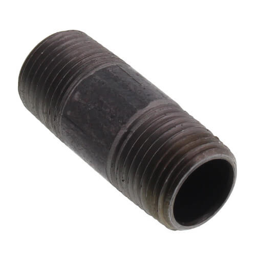 1/2" x 2" Black Nipple